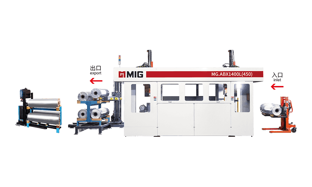 MG.ABX1400L (450) mesin basuh pinggan tiga lengan (berdiri di lantai)