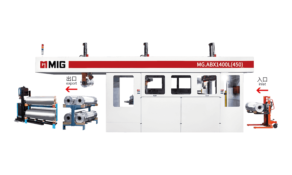 MG.ABX1400L (450) mesin basuh pinggan tiga lengan (lengan gantung)